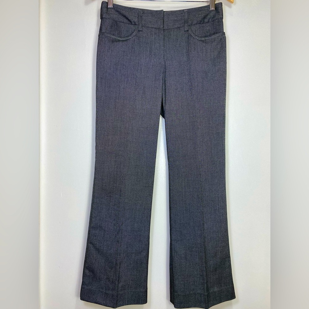 Karen Kane Straight Leg Casual Career Gray Women’s Dress Pants, 6P